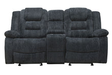 Load image into Gallery viewer, Bolton - Glider Reclining Console Loveseat - Misty Storm