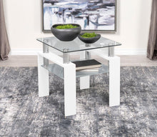 Load image into Gallery viewer, Dyer - 1-Shelf Rectangular Glass Top Table