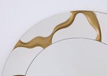Load image into Gallery viewer, Dorinda - Round Kintsugi Style Wall Mirror - Gold
