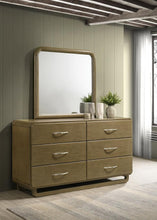 Load image into Gallery viewer, Amsbury - 6-Drawer Dresser And Mirror - Nutmeg