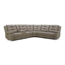 Load image into Gallery viewer, Caldwell - 6 Piece Modular Power Reclining Sectional With Power Adjustable Headrests - Theo Fog