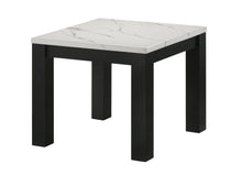Load image into Gallery viewer, Ivy - 3 Piece Faux Marble White Cocktail Set - White / Black