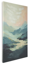 Load image into Gallery viewer, Thomhill - Teal / Green / Peach - Wall Art