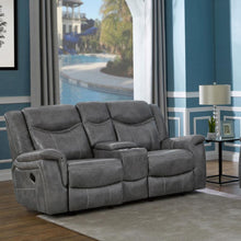 Load image into Gallery viewer, Conrad - Upholstered Padded Arm Glider Loveseat - Gray