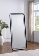 Load image into Gallery viewer, Glendora - Led Standing Mirror With Bluetooth Speaker - Black