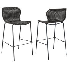 Load image into Gallery viewer, Mckinley - Faux Rattan Metal Chair (Set of 2)
