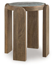 Load image into Gallery viewer, Gavrilley - Gray / White / Brown - Accent Table