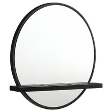 Load image into Gallery viewer, Arini - Round Vanity Wall Mirror With Shelf