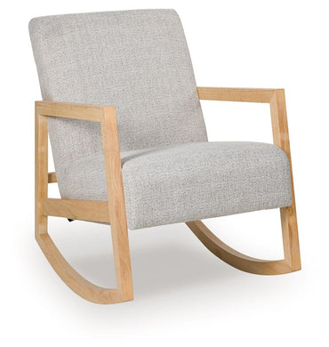 Wychworth - Gray / Natural - Accent Chair