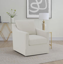 Load image into Gallery viewer, Winter - Upholstered Sloped Arm Accent Swivel Chair