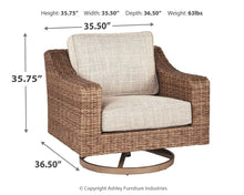 Load image into Gallery viewer, Beachcroft - Swivel Lounge Chair