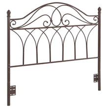 Load image into Gallery viewer, Zola - Metal Queen Or Full Open Frame Headboard - Brown