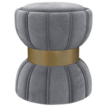 Load image into Gallery viewer, Sora - Round Upholstered Ottoman