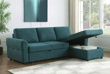 Load image into Gallery viewer, Samantha - Upholstered Storage Sleeper Sectional Sofa