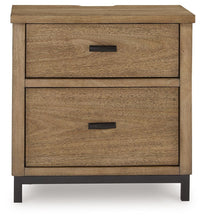 Load image into Gallery viewer, Tomtyn - Light Brown - Two Drawer Night Stand