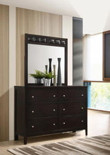 Load image into Gallery viewer, Carlton - 6-Drawer Dresser With Mirror - Cappuccino