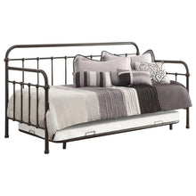 Load image into Gallery viewer, Livingston - Metal Twin Daybed With Trundle - Dark Bronze
