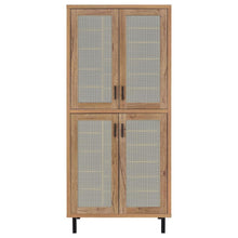 Load image into Gallery viewer, Teller - 4-Door Tall Shoe Storage Cabinet - Natural Oak