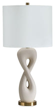 Load image into Gallery viewer, Judrich - White / Gold Finish - Poly Table Lamp