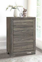 Load image into Gallery viewer, Wright - 4-Drawer Chest Of Drawers - Brown Oak