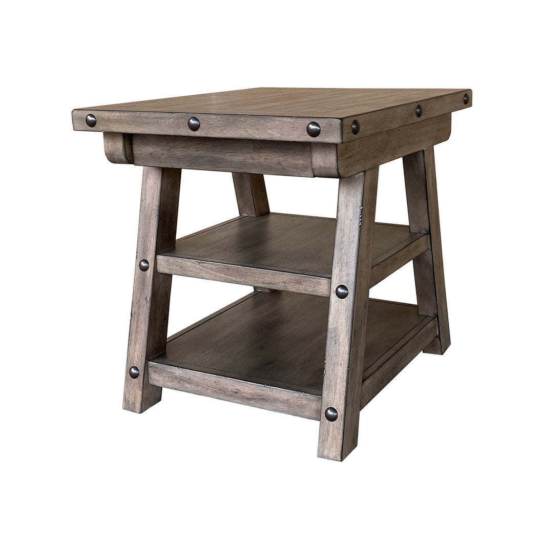 Lodge - End Table - Siltstone