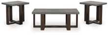 Load image into Gallery viewer, Dynnford - Gray / Brown - Occasional Table Set (Set of 3)