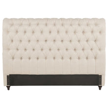 Load image into Gallery viewer, Devon - Upholstered Queen Panel Headboard - Beige