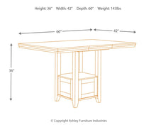 Load image into Gallery viewer, Ralene - Medium Brown - Rectangular Dining Room Counter Extension Table