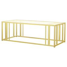 Load image into Gallery viewer, Adri - Rectangular Glass Top Coffee Table