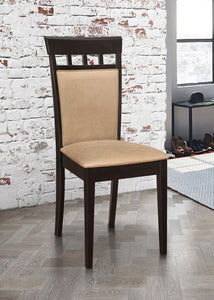 Gabriel - Closed Back Side Chairs (Set of 2) - Cappuccino