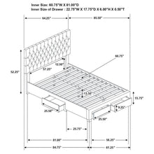 Load image into Gallery viewer, Soledad - Upholstered Storage Panel Bed