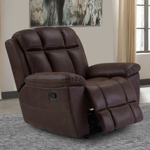 Goliath - Manual Glider Recliner - Arizona Brown