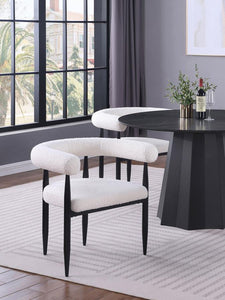 Dunmore - Boucle Upholstered Dining Arm Chair (Set of 2)