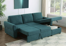 Load image into Gallery viewer, Samantha - Upholstered Storage Sleeper Sectional Sofa