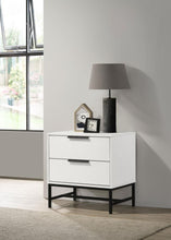 Load image into Gallery viewer, Sonora - 2-Drawer Nightstand Bedside Table - White