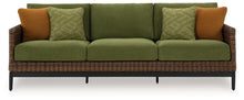 Load image into Gallery viewer, Horizon Hall - Brown / Green - Sofa With Cushion