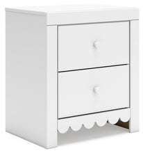 Load image into Gallery viewer, Mollviney - White - Two Drawer Night Stand