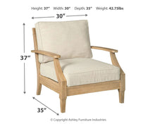 Load image into Gallery viewer, Clare - Beige - Lounge Chair W/Cushion