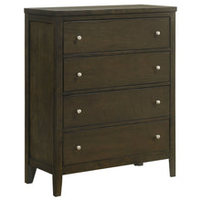Load image into Gallery viewer, Wilkes - 4-Drawer Chest Of Drawers - Dark Cocoa