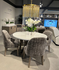 Pure Modern Dining - Barrel Chair (Set of 2) - Moonstone