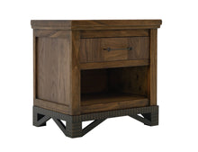 Load image into Gallery viewer, Walnut - Nightstand - Walnut Brown