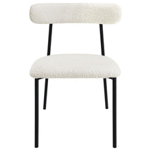 Load image into Gallery viewer, Anzio - Boucle Upholstered Dining Side Chair (Set of 2) - White