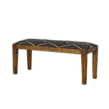 Load image into Gallery viewer, Lamont - Fabric Upholstered Accent Bench - Black And Natural