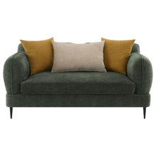 Load image into Gallery viewer, Jade - Chenille Upholstered Modern Track Arm Loveseat