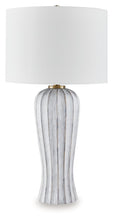 Load image into Gallery viewer, Lanwell - Antique Gray - Poly Table Lamp