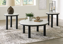 Load image into Gallery viewer, Xandrum - Black / White - Occasional Table Set (Set of 3)