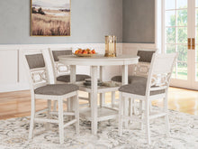 Load image into Gallery viewer, Erinberg - Antique White - Dining Room Counter Table Set (Set of 5)