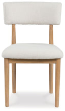 Load image into Gallery viewer, Sawdyn - White / Light Brown - Dining Upholstered Side Chair (Set of 2)