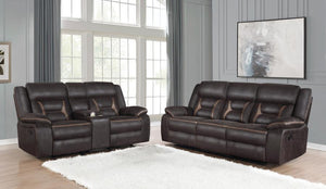 Greer - Upholstered Reclining Sofa Set