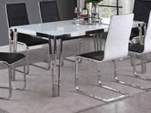 Load image into Gallery viewer, Pauline - Rectangular Glass Top Dining Table - Chrome